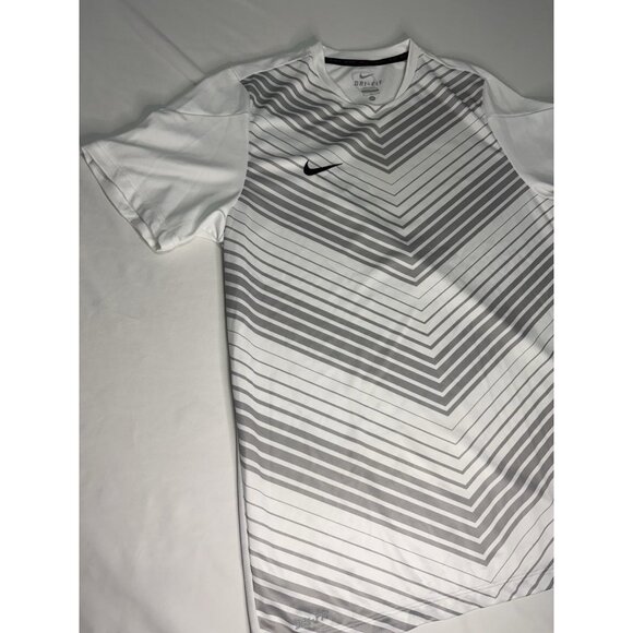 Nike Futebol Men's DRI FIT Running Short Sleeve Shirt XL - Picture 3 of 7